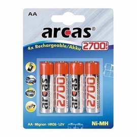 Arcas Genopladelige batterier AA 2700 mAh